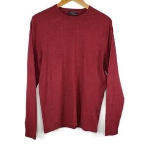 Zara Man Basic Crew Neck Long Sleeve Knit Pullover Sweater Size M